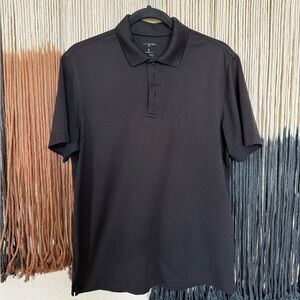 Black Van Heusen polo with a classic fit; perfect condition
